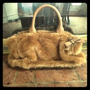 Fur purse